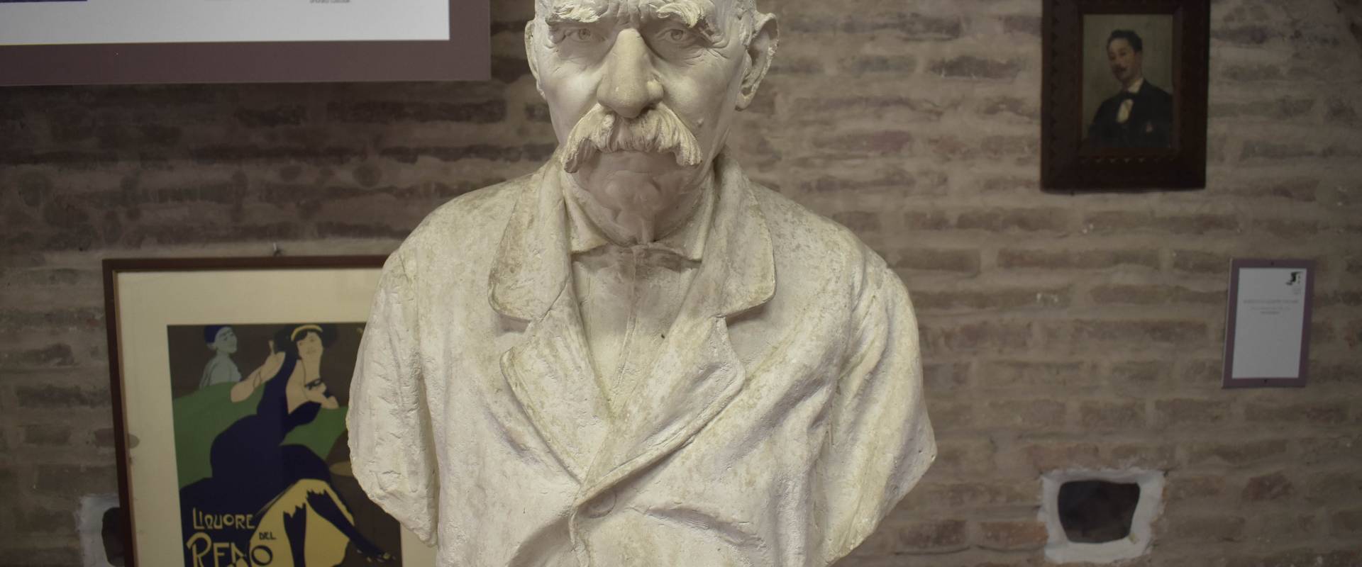 Giuseppe Zacchini, Busto di Luigi Galuppi da vecchio (?), Museo delle Storie di Pieve foto di Nicola Quirico